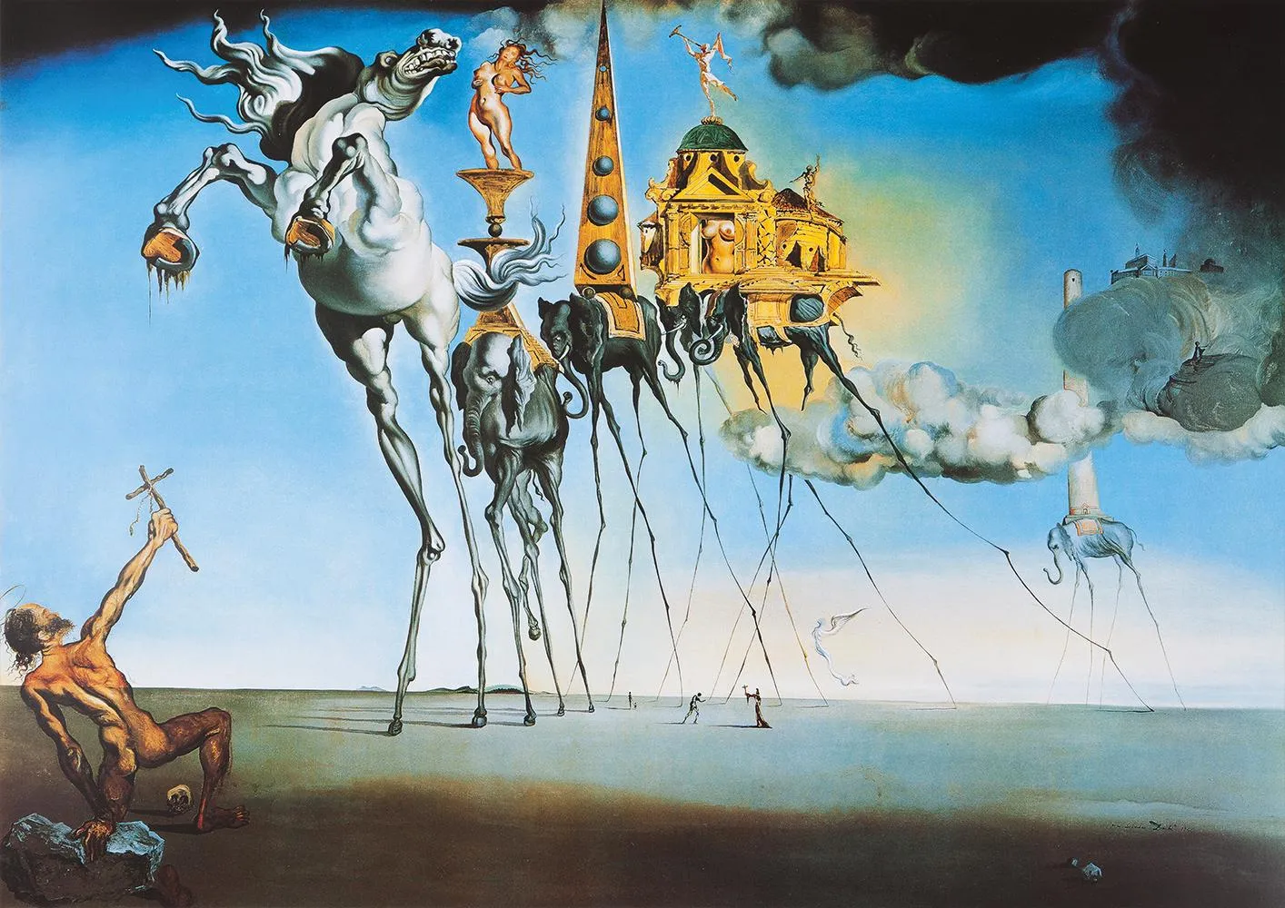 puzzle bluebird 1000 pieces salvador dali the temptation of st. anthony